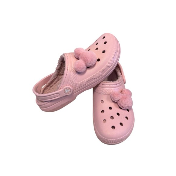 Disney Crocs Mickey Mouse Piglet Pink Clogs for Adults Size Womens 11 Mens 9 - Picture 1 of 8